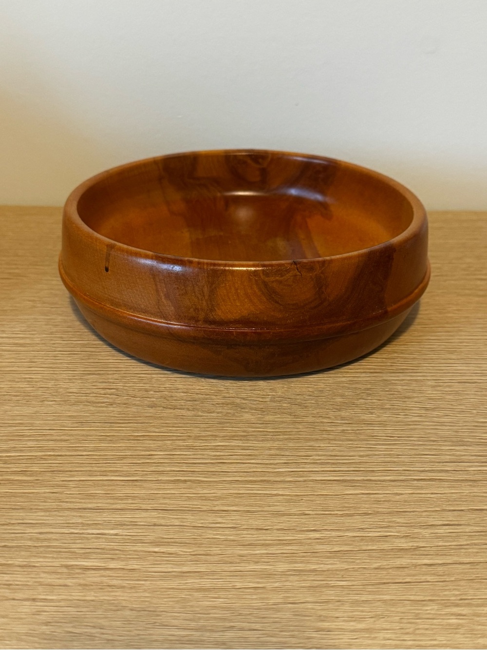 Wooden Serving Bowl - Brown